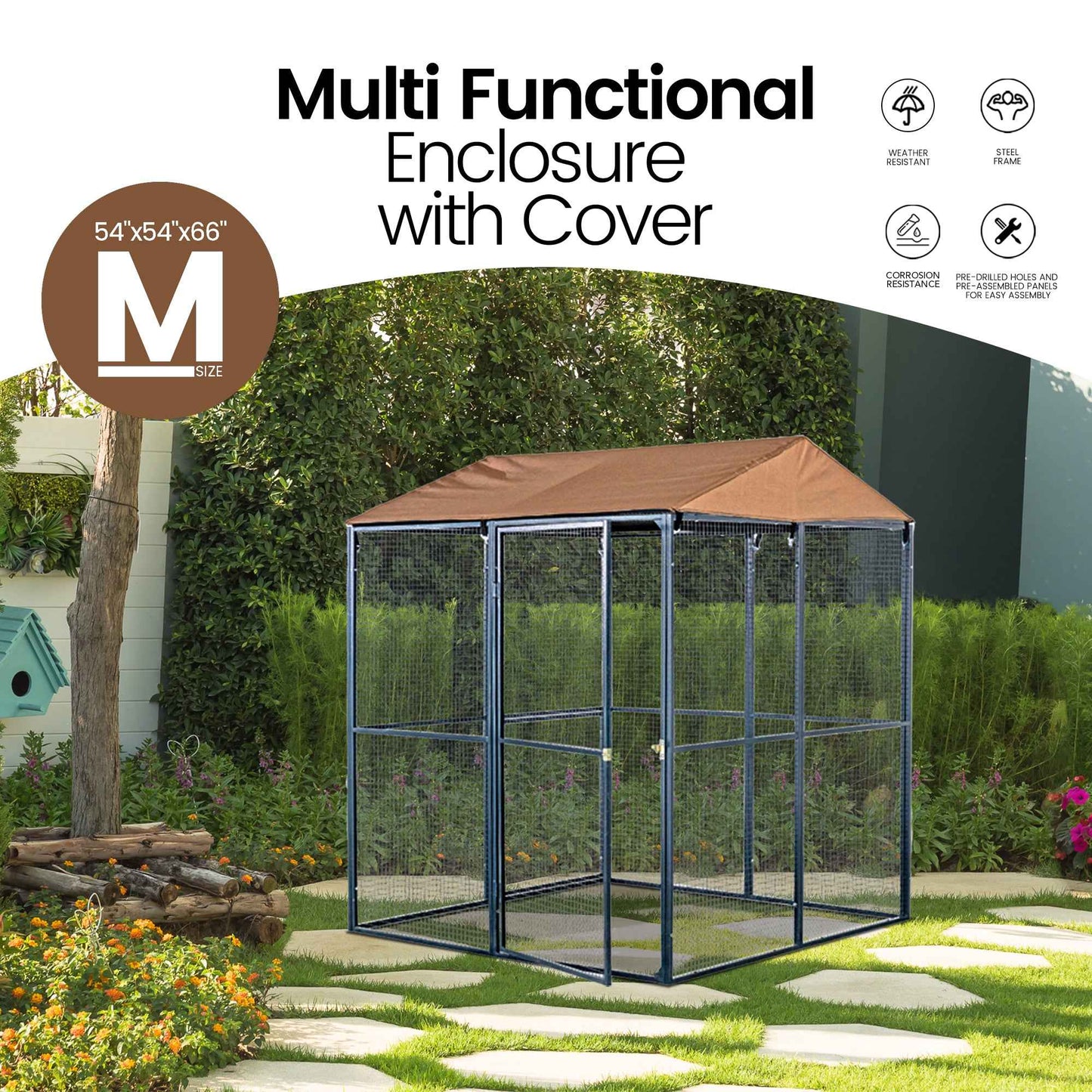 Win World Int'l Medium Universal Cage - Durable Habitat for Pets and Small Animals