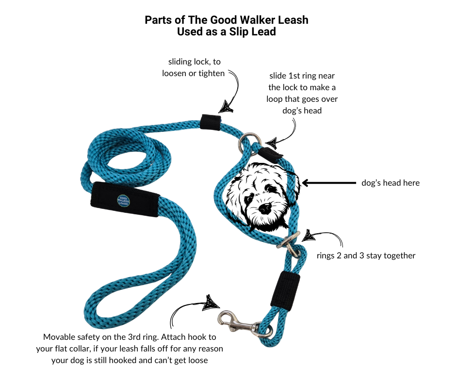 How-To instructions for Good Walker Leash installation