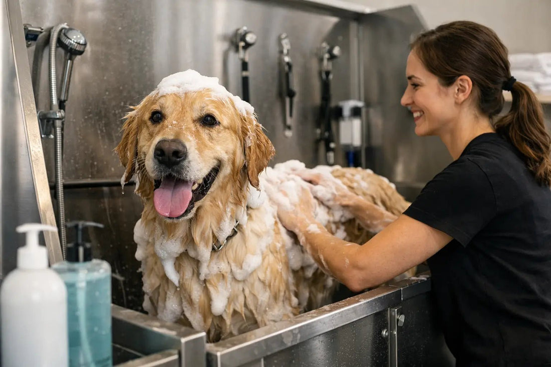 How Commercial Dog Washers Improve Bath Time