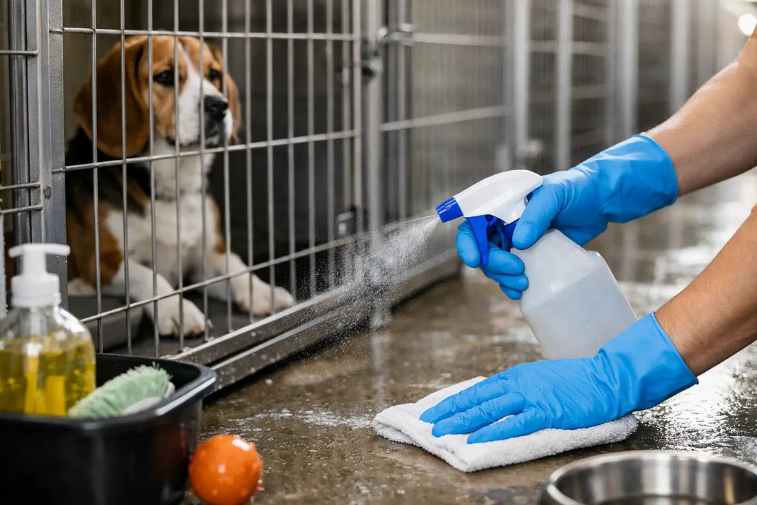 How to Sanitize Dog Enclosures the Right Way
