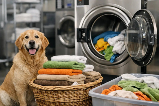 How to Wash Dog Towels Efficiently at Scale
