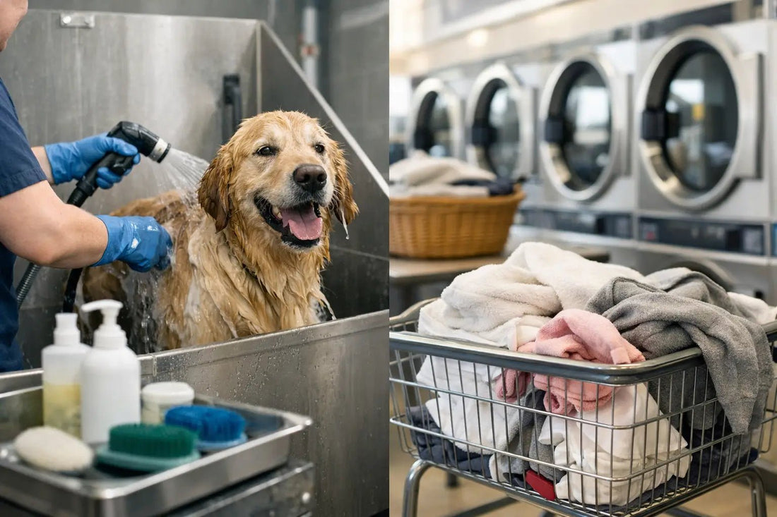Kennel Washer vs Laundromat Service Compared