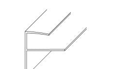 Duraclad Outside Corner (F trim)