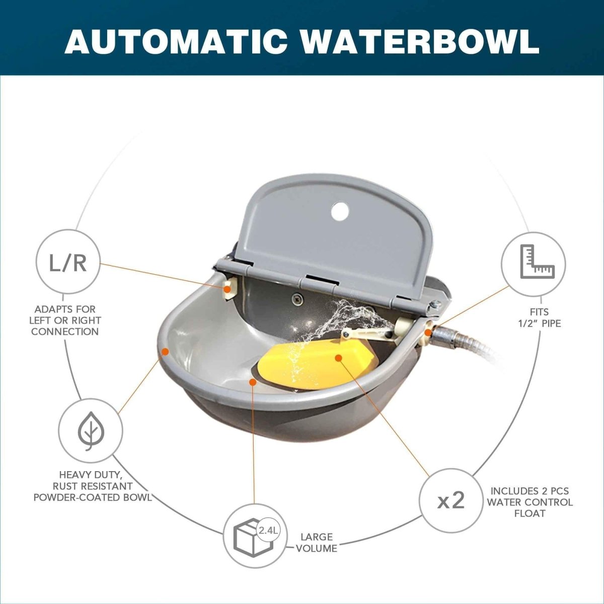 Win World International Autofill Water Bowl for Pets