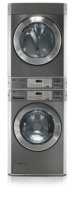 LG Commercial Stackable Gas Dryer - Front-Loaded Titan Model