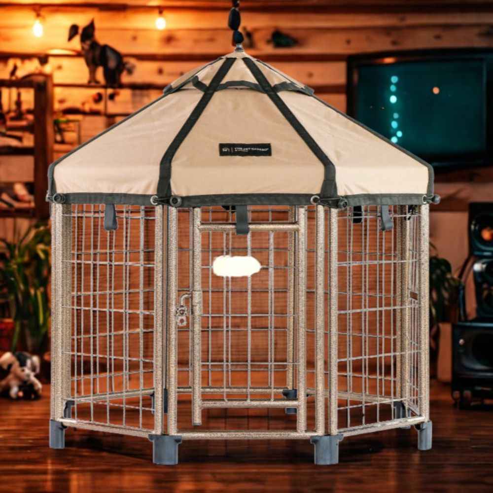 Win World Int'l Pet Gazebo 4-Foot with Vented Canopy